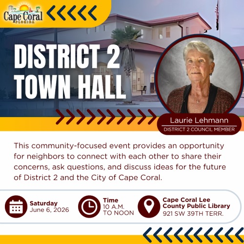 Flyer for Councilmember Lehmann Town Hall on June 6th at 10am